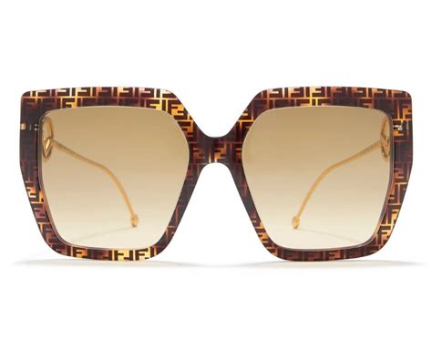 Fendi FF0410/S 086HA 56mm Oversized Square Sunglasses 